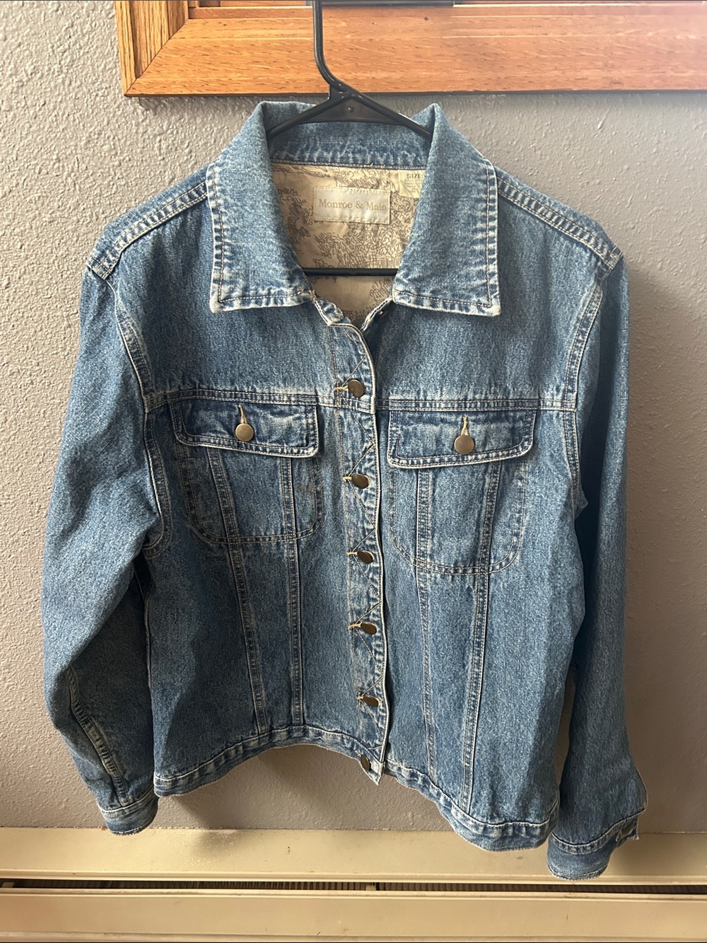 Monroe & Main Light Blue Denim Jacket